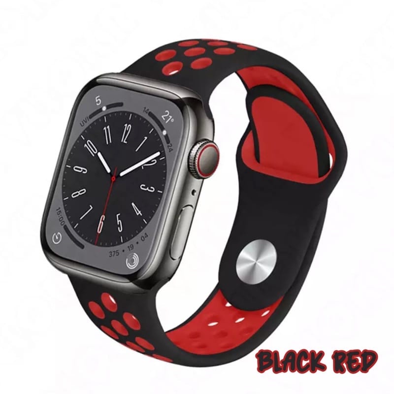 TALI Strap Smart Watch Iwatch T500 T55 X7 T500+Plus T55+Pro SERI 8 42/44mm Rubber