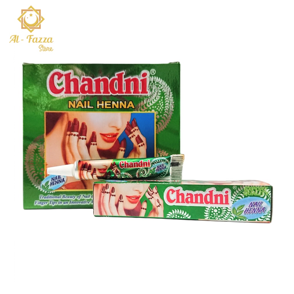 Pacar Kuku Chandni Nail Henna Original Pakistan 1bok isi 12pcs - Henna nail Chone