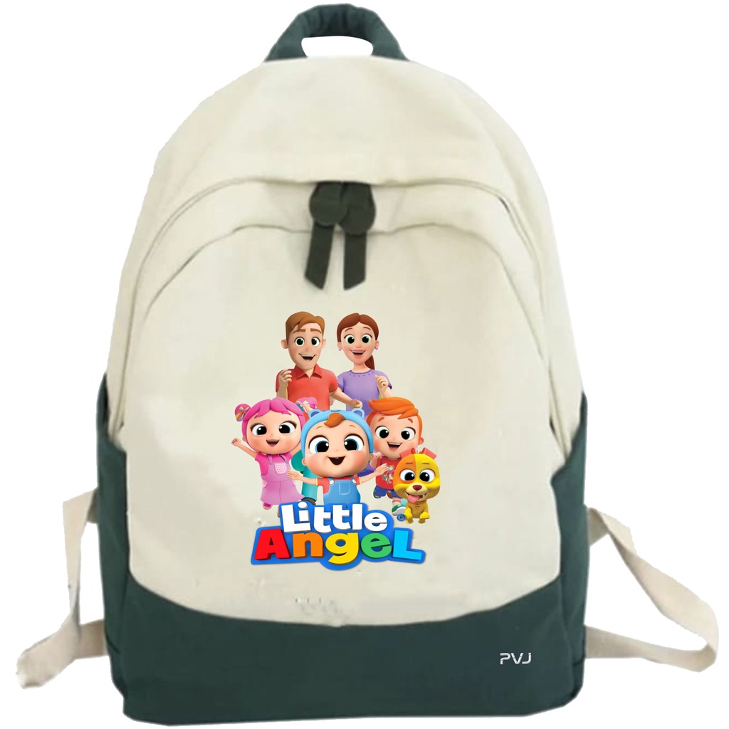 PVJ - Tas Anak Perempuan Motif Little Anggel Ransel Sekolah SD