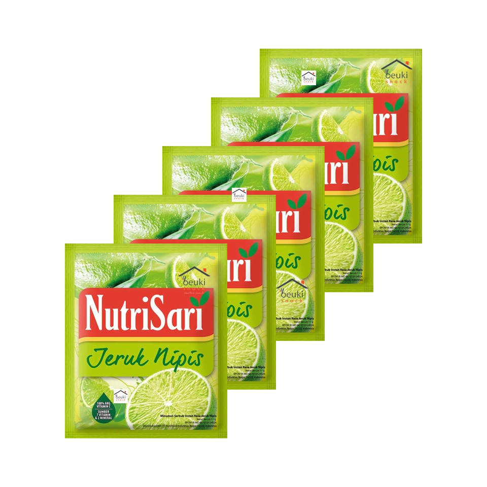 Jual 5pcs Nutrisari Jeruk Nipis Minuman Bubuk Rasa Jeruk Nipis Shopee Indonesia 