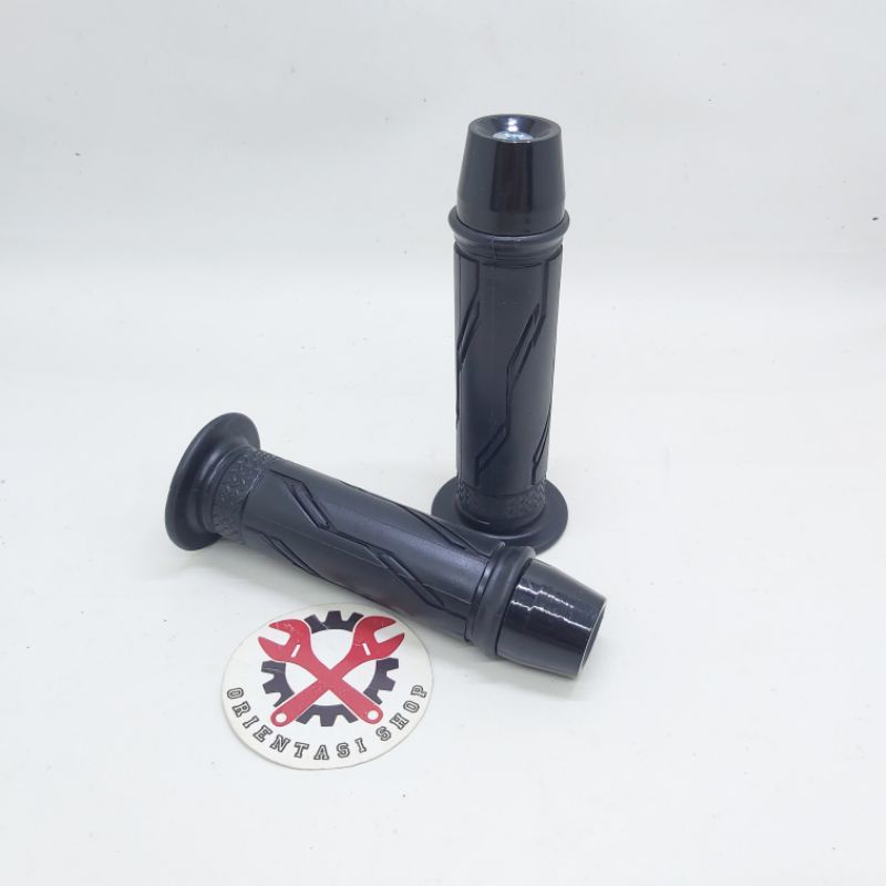 Handgrip+Jalu stir Full Hitam Standar Yamaba Untuk All Motor Yamaha