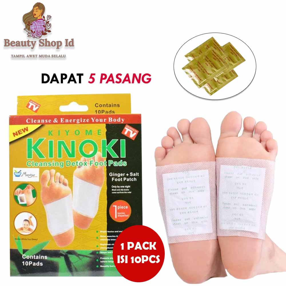 Kinoki Gold Koyo Kaki Penyerap Racun Di Tubuh Saat Tidur [ 1BOX ISI 10PCS ]