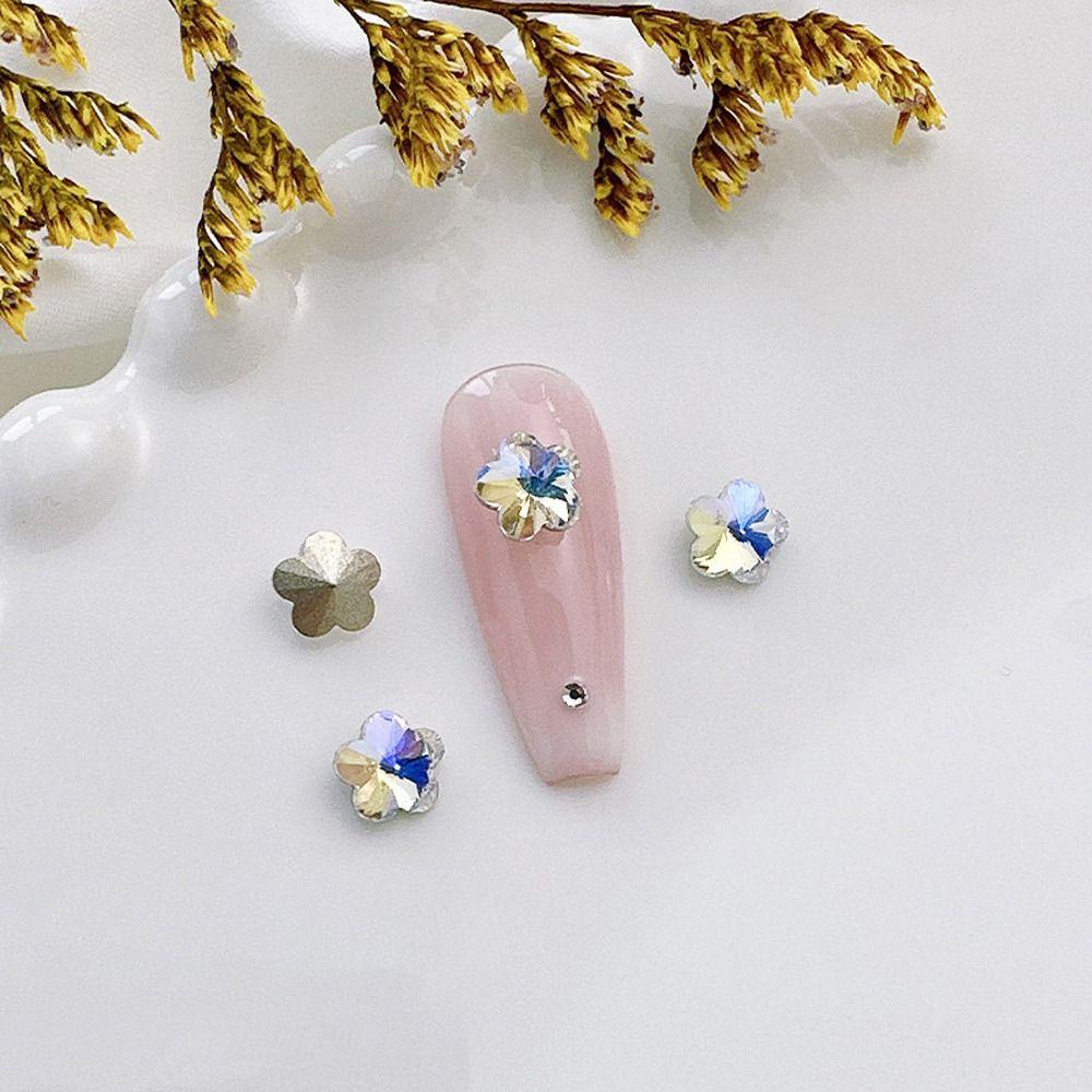 Mxbeauty Bunga Dekorasi Kuku Jepang Plum Blossom Fashion Hiasan Kuku 3D Nail Jewelry