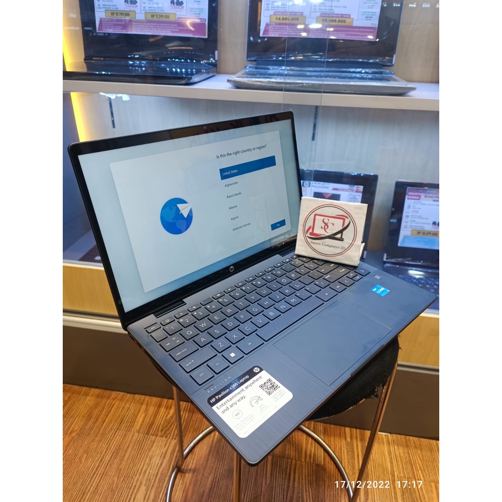 Laptop Touchscreen Hp Pavilion X360 2in1 Intel i3 1215U 8GB 512GB SSD 14 FHD IPS Windows 11 Home Abyss Blue
