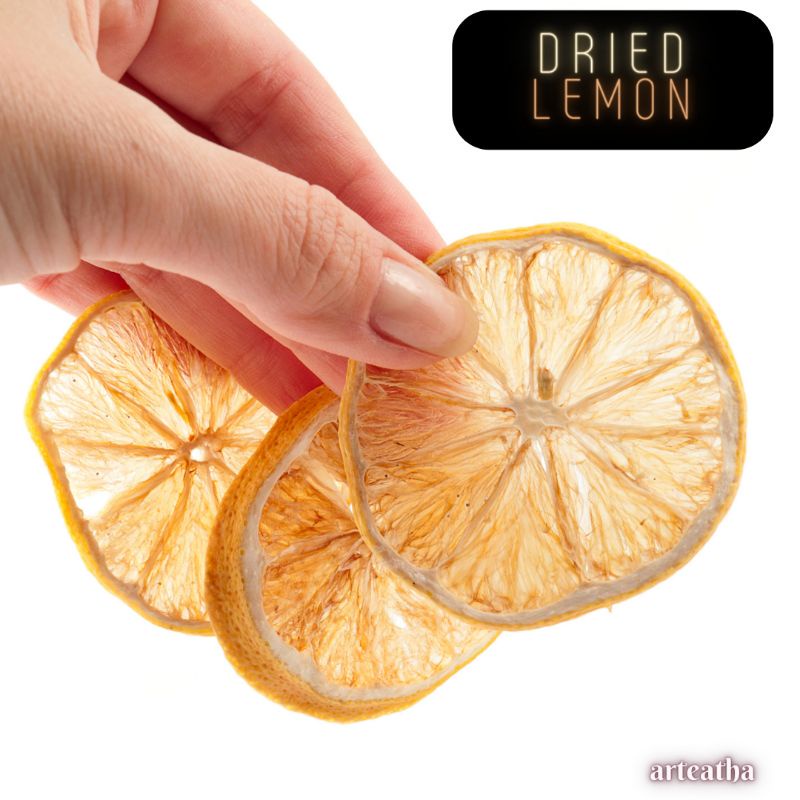 

SGS PREMIUM LEMON Dehydrated lemon kering Dried Lemon sliced 100 gr
