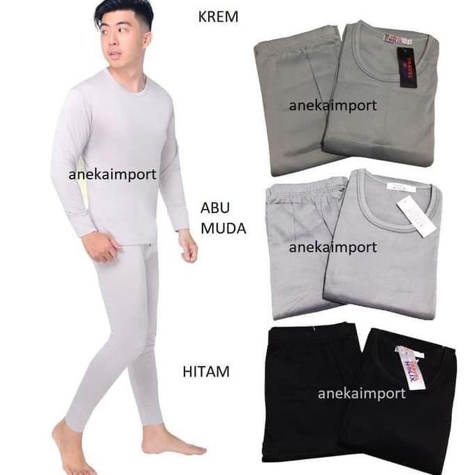 Longjohn pria/pakaian musim dingin pria/baju musim dingin /winter coat