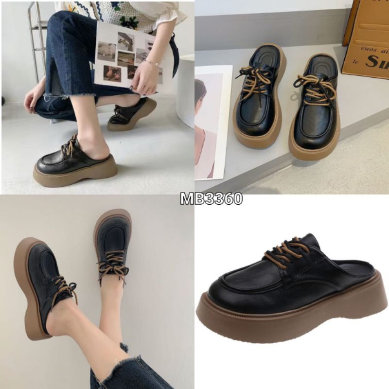 SANDALS SLOP WEDGES BOTTOM SLOP HIKS KOREA MB3360