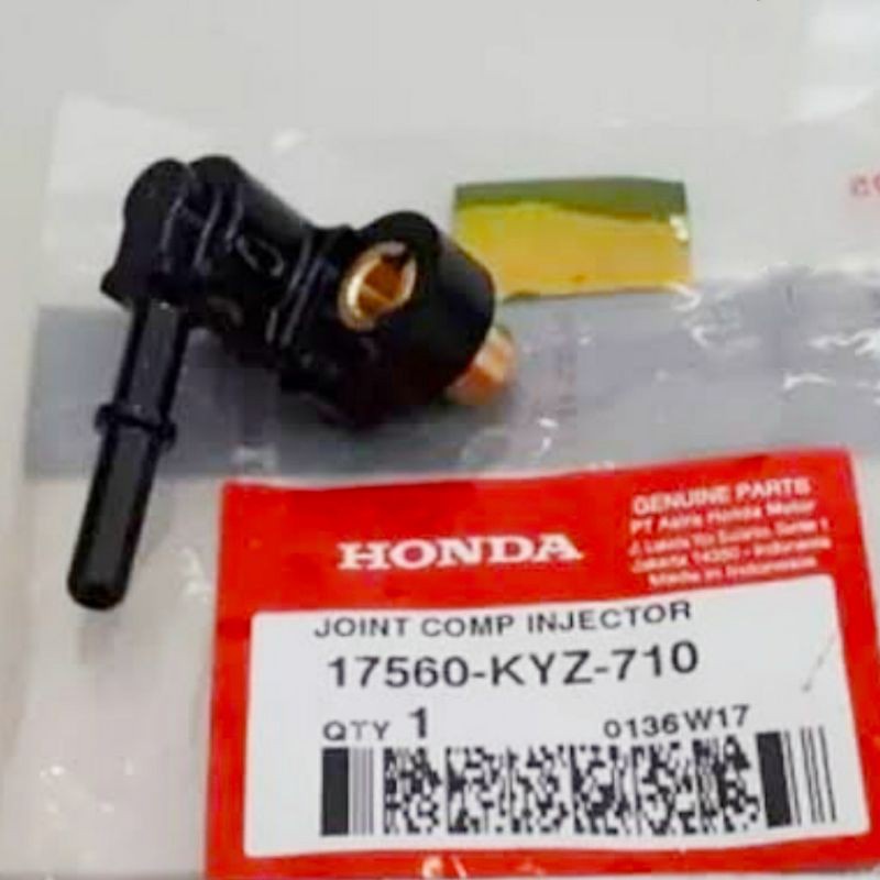 Sambungan Injektor Joint Injector Wave Blade 125 Supra X 125 Helm In FI Injeksi Ori AHM 17560KYZ710