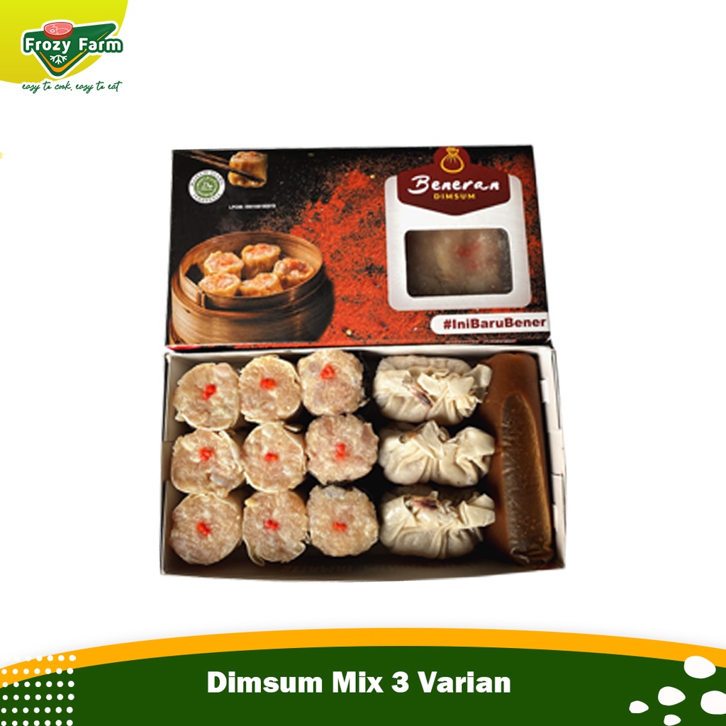 

DIMSUM FROZEN MIX 3 RASA ( BENERAN DIMSUM ) ( Ayam 6 pcs + Rumpul Laut 3 pcs + Udang 3 pcs) ISI 12/BOX - DIMSUM MEDAN HALAL - DISTRIBUTOR DIMSUM MEDAN