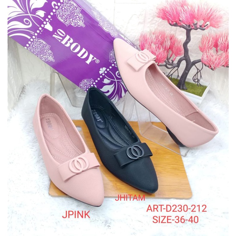 sepatu flat wanita nobody D230-212