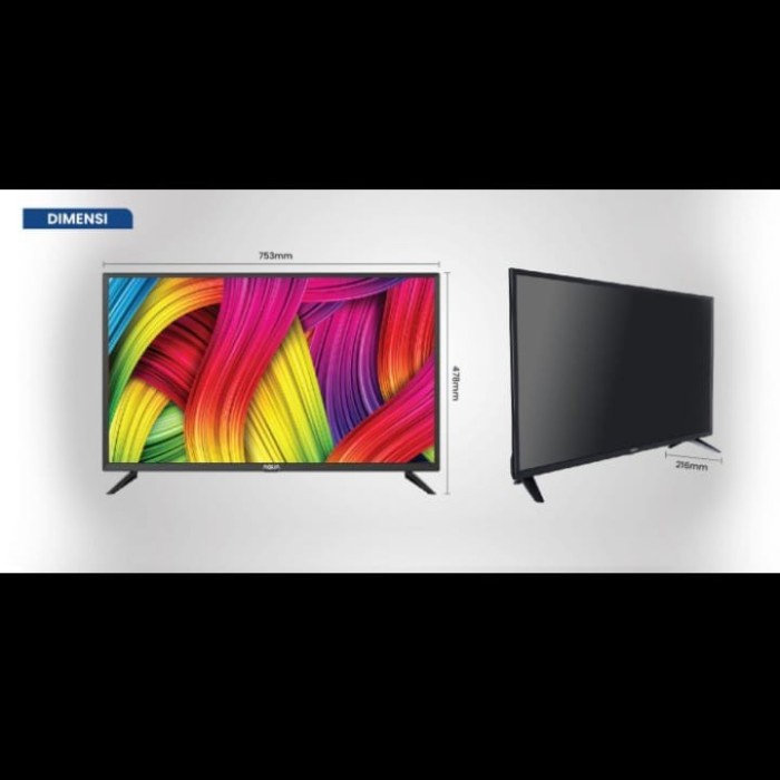 Aqua TV LED 32 Inch TV Digital 32-AQT9600|HD Miracast Narrow Bezel