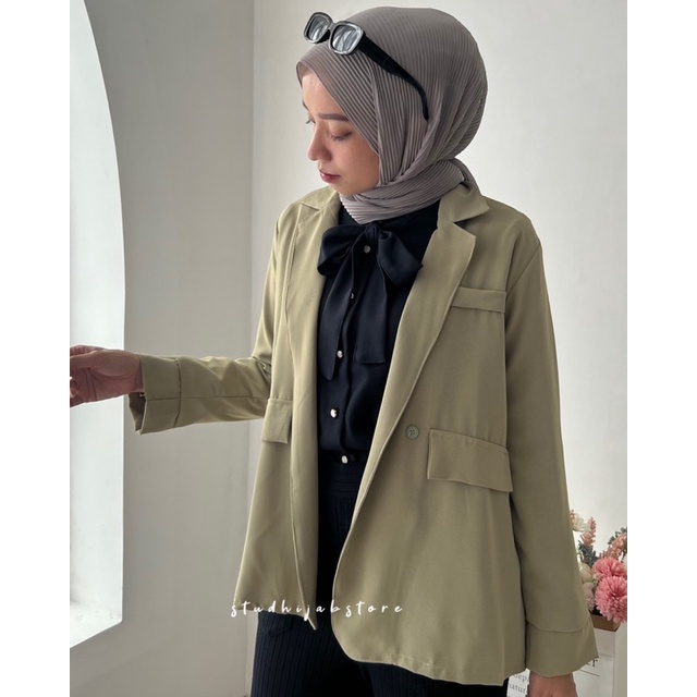 Classy Korean Blazer ala Korea by Studhijabstore