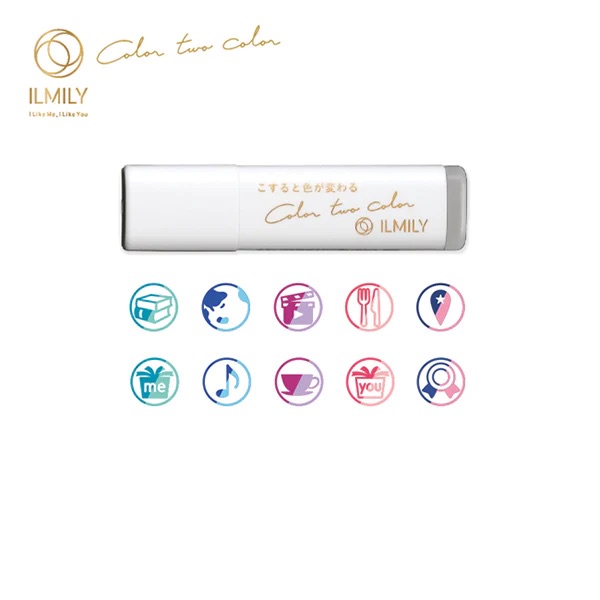 

Pilot ILMILY 'I Like Me, I Like You' 3rd Series FriXion Color Changing Stamp Stempel Limited Edition