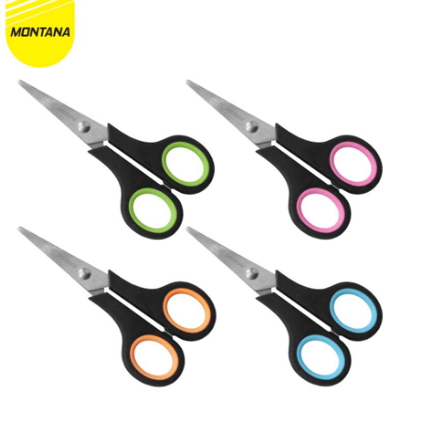 

Gunting Kertas / Scissors Kecil Stainless Steel Ukuran 12cm STL-540 Montana (1 Pcs)