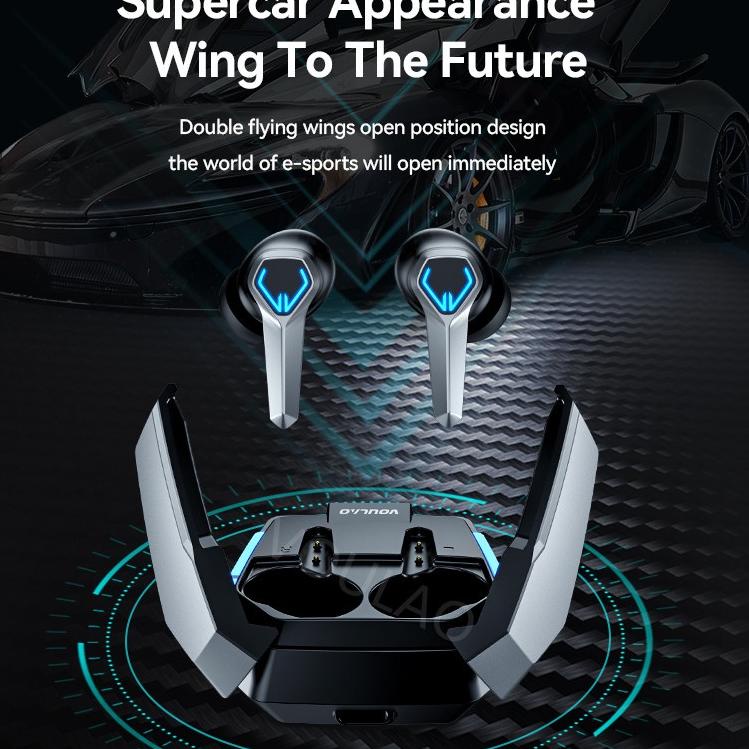 Best Seller (ready stock) Original VOULAO-GM1 TWS Headset bluetooth Nirkabel 5.3 65ms Latensi Rendah