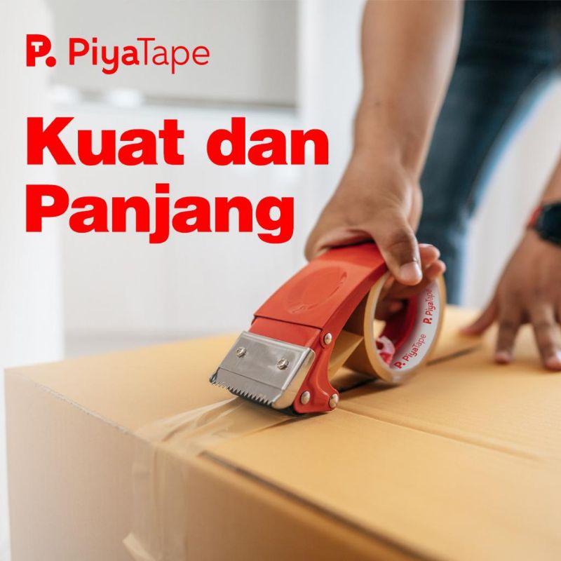 

Lakban 100 Yard Per Slop | Lakban Piya Tape Bening/ Cokelat