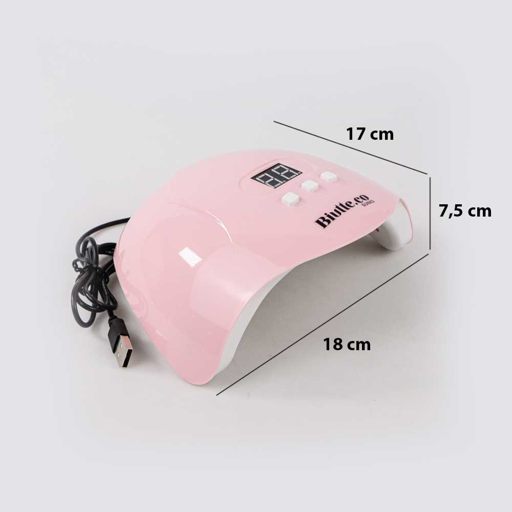 Biutte.co Pengering Kutek Kuku UV LED Nail Dryer 54 W - SUNX3 ( Mughnii )