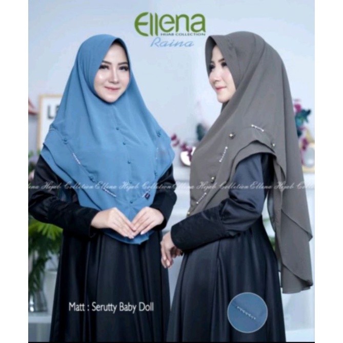 Hijab/jilbab ELLENA,MECCA,AENI,MUSTIKA khimar syari bhn ceruty babydol premium | termurah | Oshin Gr
