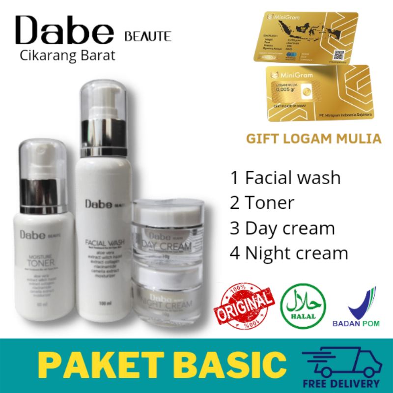 [ PAKET BASIC ] DabeBeaute Skincare Ori Dabe Beauty Dabe Beaute Skincare by Bella Shofie