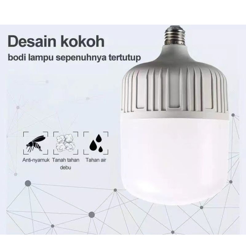 LED01- Lampu Bohlam LED Murah Dan Berkualitas Cahaya Putih 10Watt