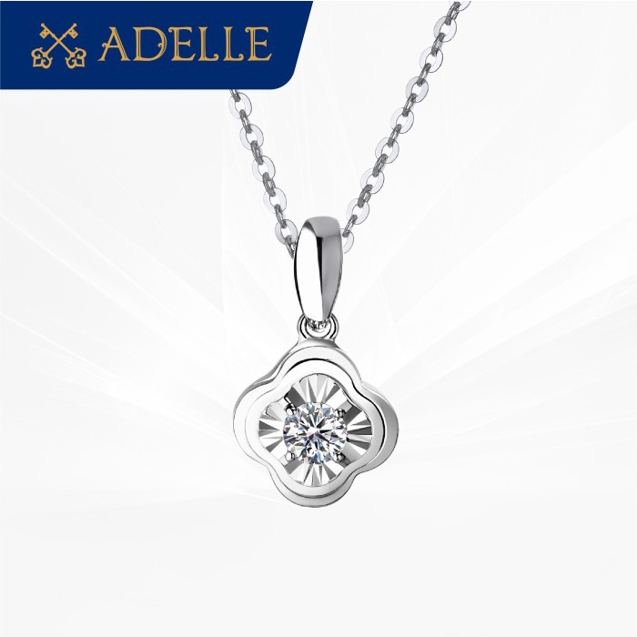 Liontin Berlian Adelle Jewellery - Clover Pendant