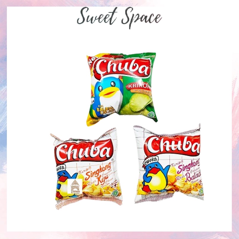 SNACK CHIKI CHUBA KERIPIK SINGKONG 3 RASA PER 1 PCS [SWEETSPACE]