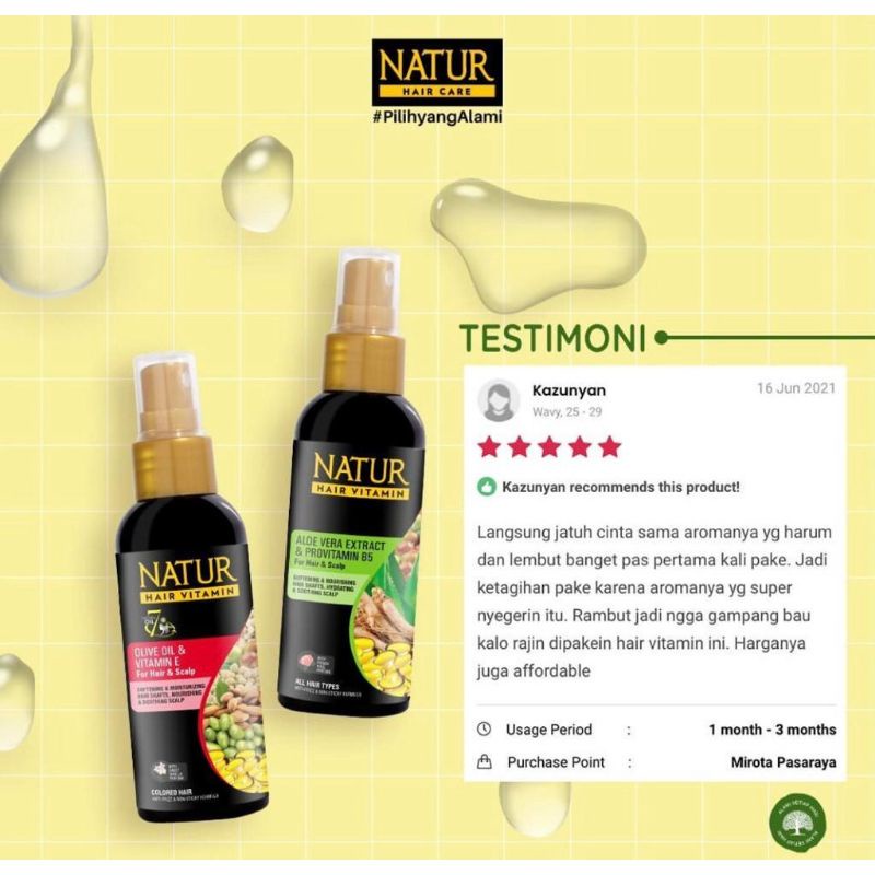 NATUR HAIR VITAMIN 80ML
