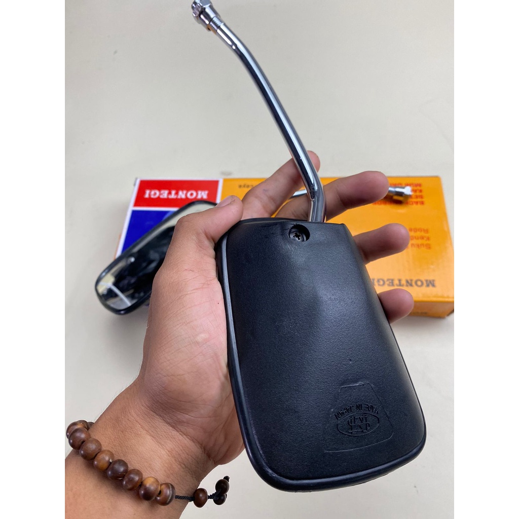 spion sepion mirror miror honda win100 win 100 tahun old lama tua ganggang crom krom model original