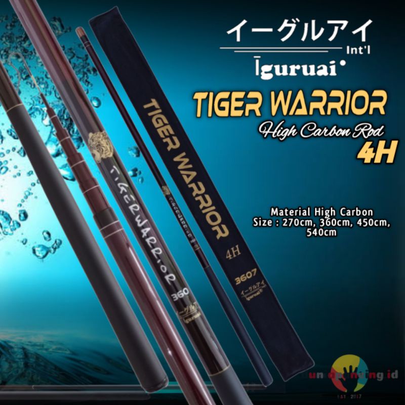 Joran tegek stella iguruai tiger warrior 270 360 450 540 carbon medium hard