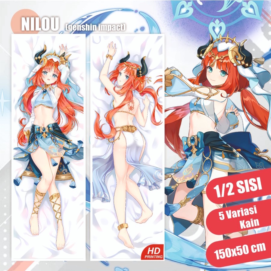Dakimakura Nilou Genshin Impact 150x50 cm (Cover Only)