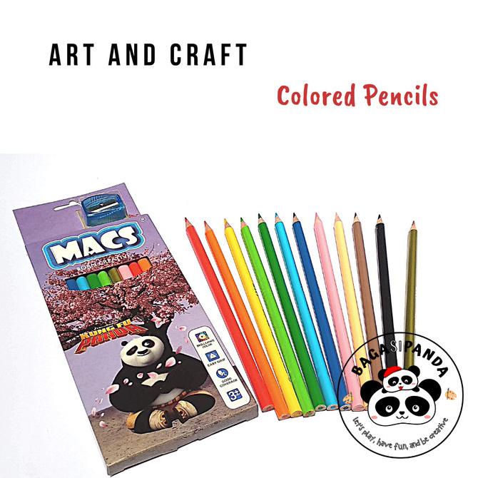 

MACS Pensil Warna Anak 12 warna - Color Pencils
