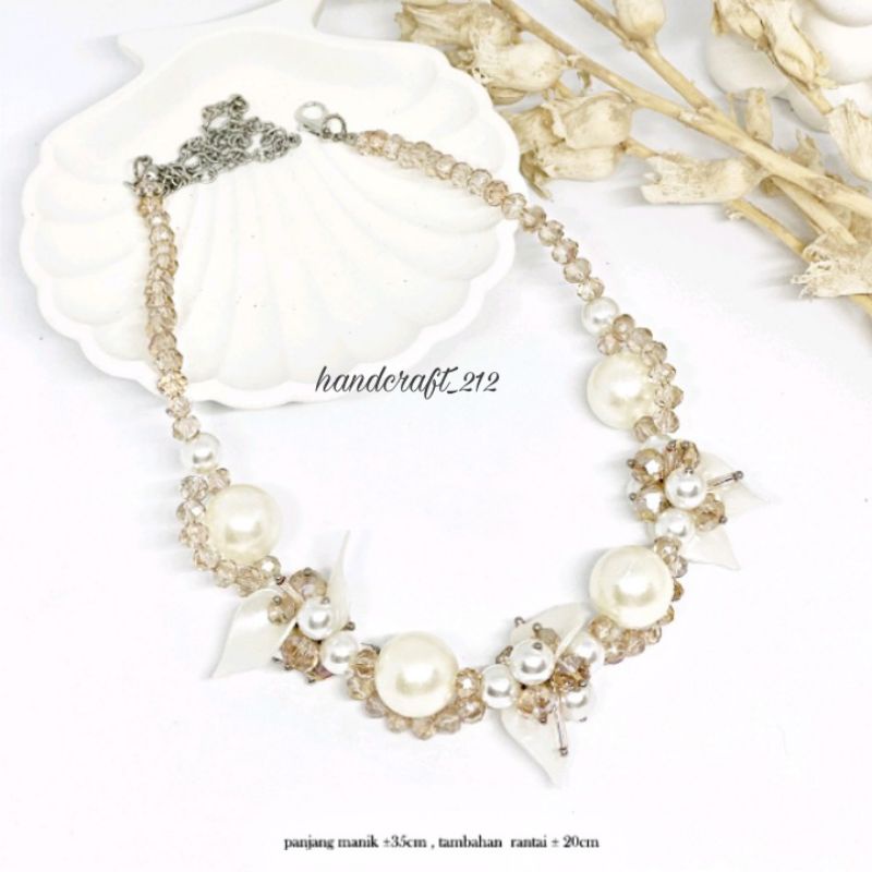 Necklace Korean Look Pearl / Kalung Wisuda / Kalung Kondangan / Kalung Mutiara