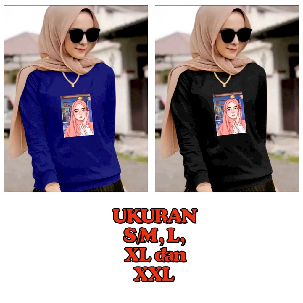 MUKZHOP - BAJU SWEATER HIJAB 5 / pakaian muslim / sweater cewek / hijab / baju muslim / terbaru