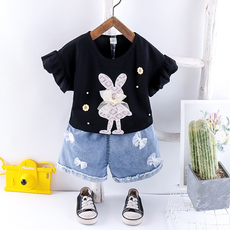 HappyOliver SET RABBIT PITA EBV Bayi Baju setelan Anak Perempuan Import lucu berkualitas