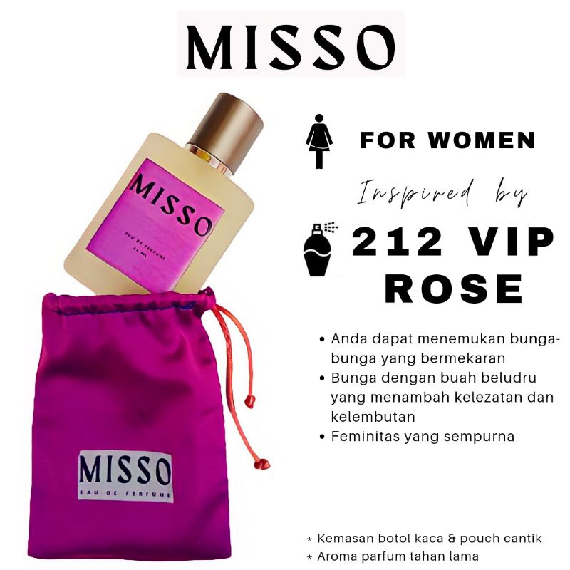 Misso Parfum 212 VIP Rose
