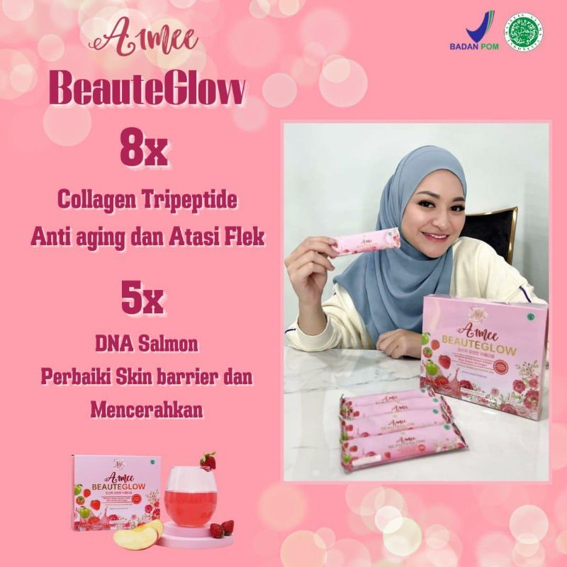 Aimee Beauteglow Collagen Drink Plus DNA salmon