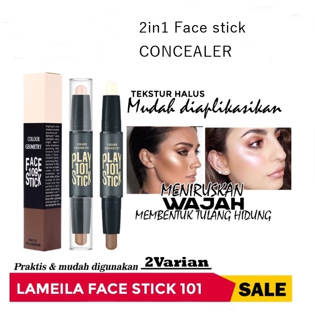 Lameila Play  Contour Highlighter 2in1 Stick Colour Stick