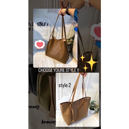 AQILLA BAGS / SHOPER DAHLIA / TOTEBAG / TAS NGAMPUS / TAS KULIAH / TAS KERJA