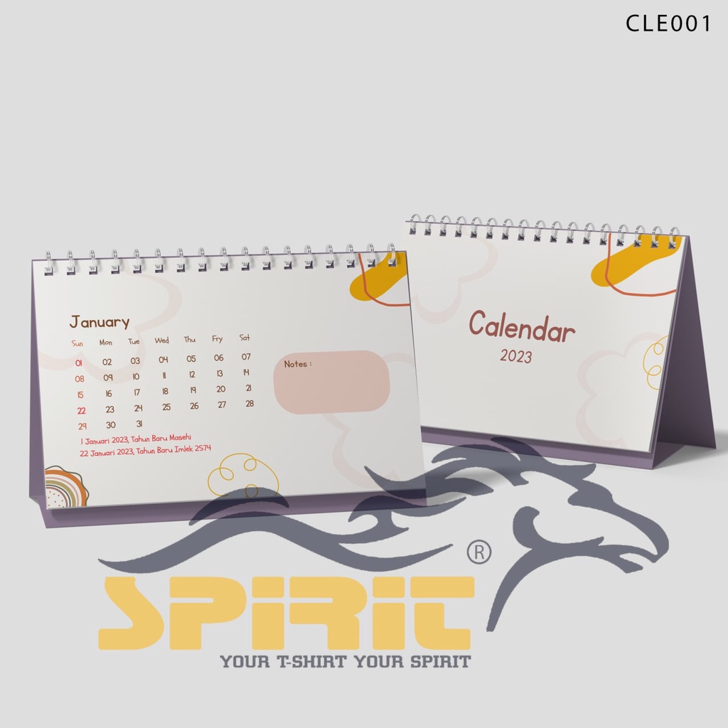 

Kalender Meja Tahun 2023 Pelangi l Kalender Duduk Hiasan Kamar 2023