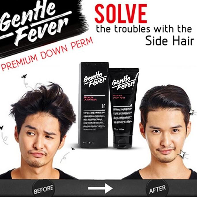Gentle Fever Premium Down Perm Hair Smoothing For Men / Rambut Pria