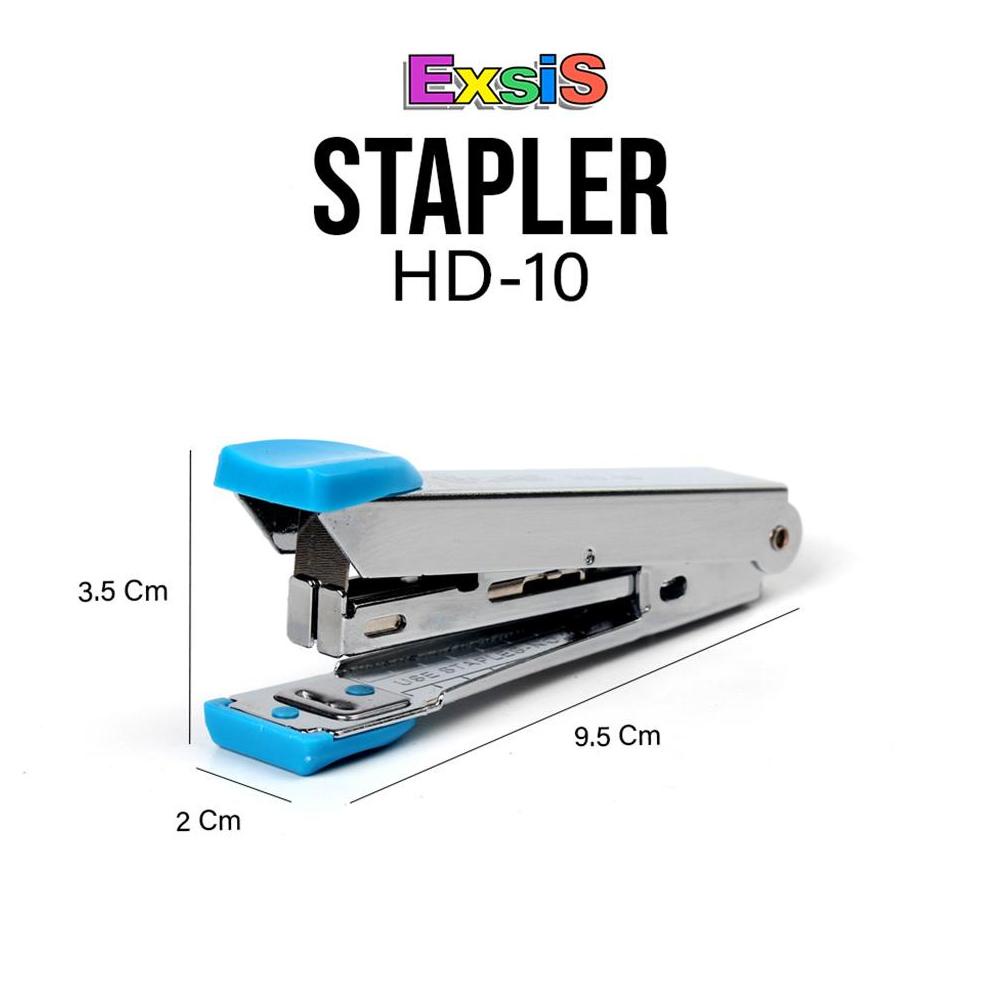 

﷼ SATUAN ( 1 PCS ) Stapler HD-10 Exis / Safari Staples HD10 Exis / Safari