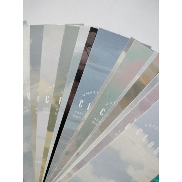 pembatas buku bookmarks clouds photo