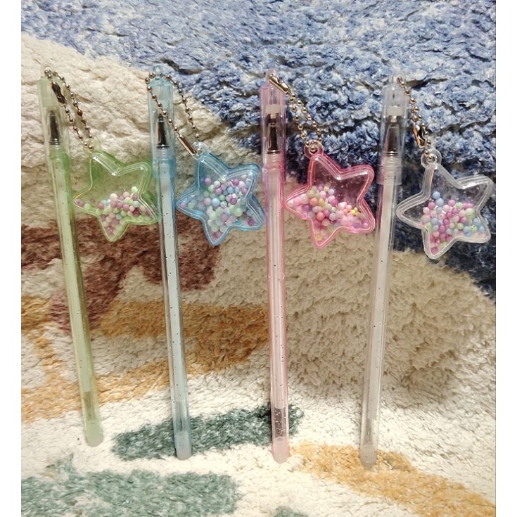 

Ballpoint / Pulpen Gel Gantung Star / Bintang Lucu