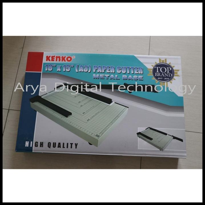 

Promo Alat Pemotong Kertas Paper Cutter Trimmer A3 Kenko Murah Original