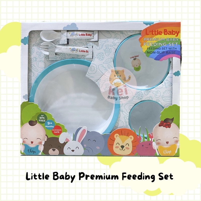 Little Baby Premium Feeding Set Alat Makan Bayi