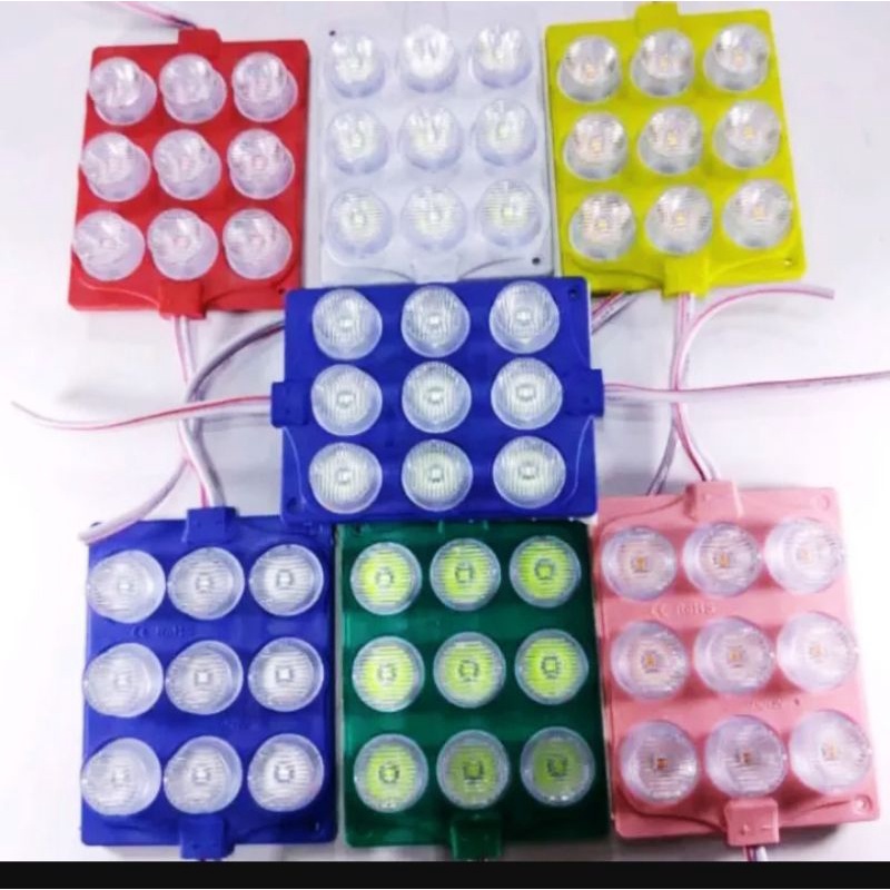 LAMPU LED 9 MATA VOLTASE 12/ 24 VOLT