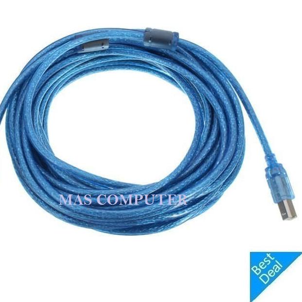 Terlaku. NYK Kabel Usb Printer Panjang 10Meter / Kabel Usb Printer Panjang 10 Meter