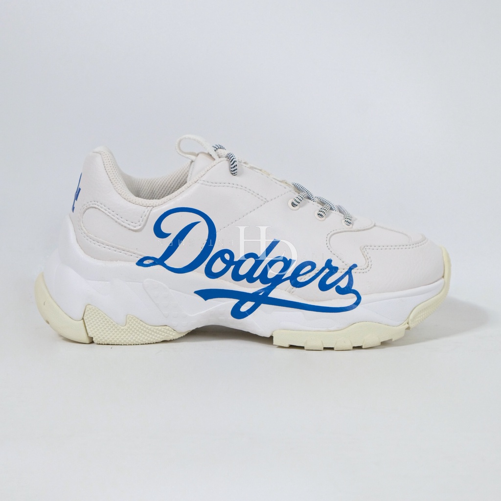 MLB Dodgers Big ball Chunky Sneakers White/Blue 100% Original