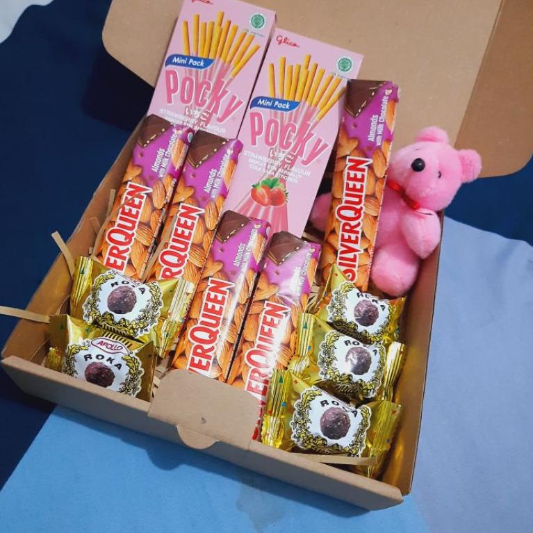 

㊟ HAMPERS SPECIAL COKLAT SILVERQUEEN HAMPERS VALENTINE KADO PACAR GIFT BOX COKLAT ㅱ