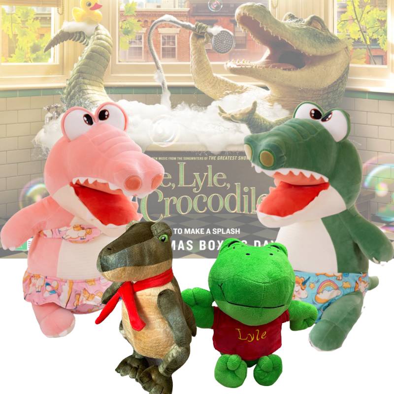 Delightful Lyle Baju Renang Lyle Crocodile Mainan Mewah Boneka Boneka Boneka Hadiah Natal